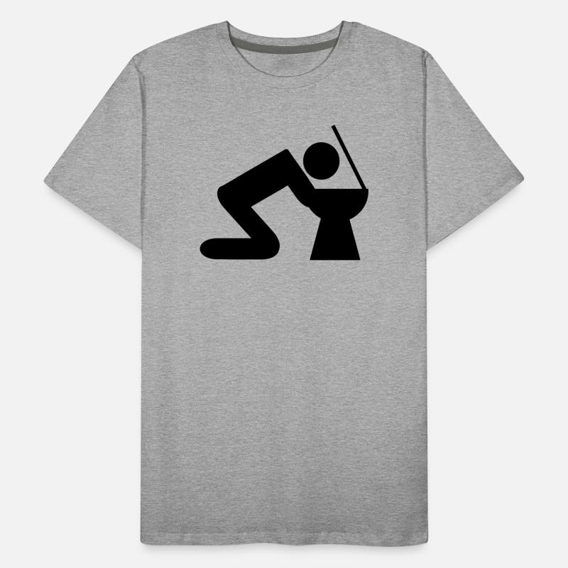 hand over Men's Premium Organic T-Shirt