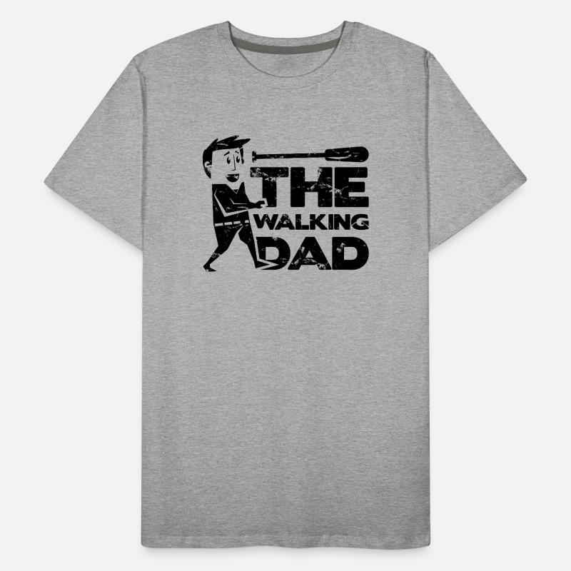 The Walking Dad Dad Father Father's Day Gift Idea Men's Premium Organic T-Shirt