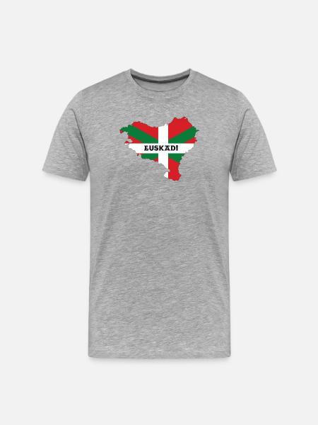 euskal herria - Men's Premium Organic T-Shirt - heather grey