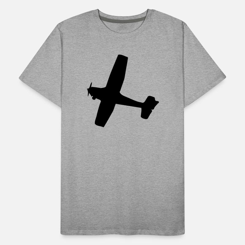Flugzeug Männer Premium Bio T-Shirt