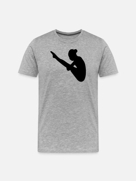High diving - Men's Premium Organic T-Shirt - heather grey