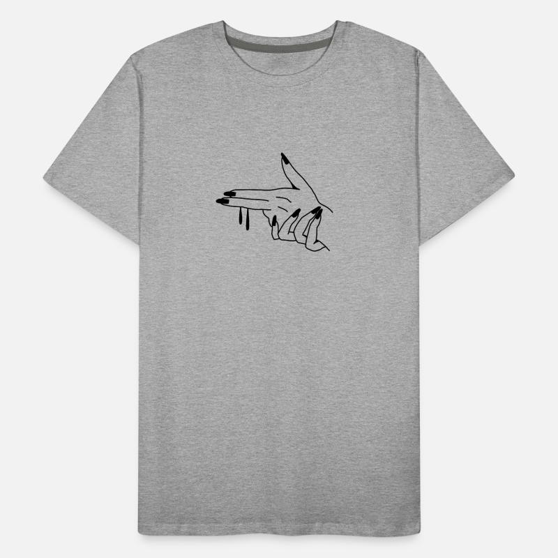 Arme à la main arme à la mode tendance T-shirt bio Premium Homme