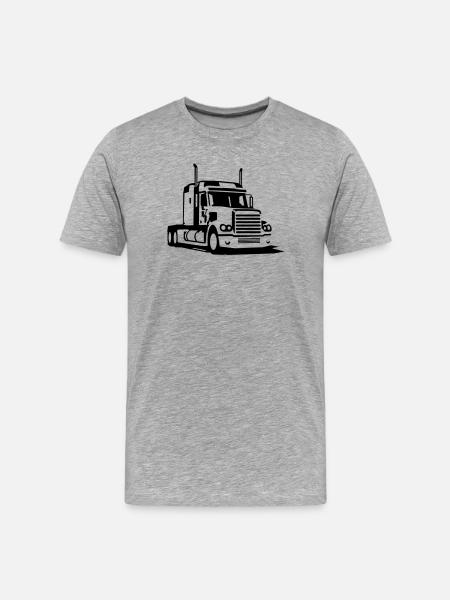 lkw_2 - T-shirt bio Premium Homme - gris chiné