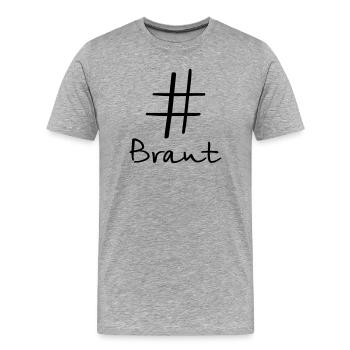 #Braut hen party stag night - Men's Premium Organic T-Shirt - heather grey - Front - Damien (186cm)
