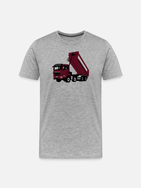 lkw_4 - Men's Premium Organic T-Shirt - heather grey