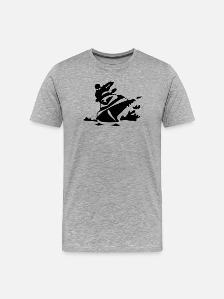 jetski - T-shirt bio Premium Homme - gris chiné