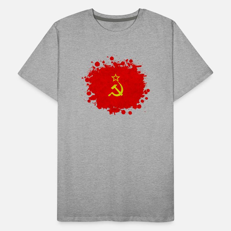 USSR Becks / Soviet Union Gift Communism Men's Premium Organic T-Shirt