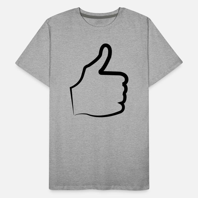Pouce levé T-shirt bio Premium Homme