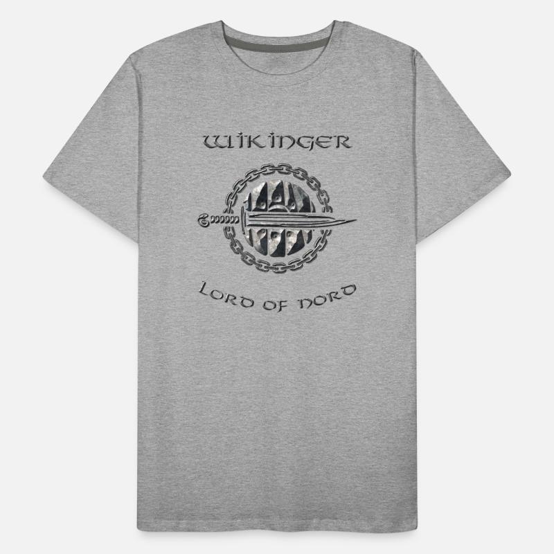 Wikinger 4 Männer Premium Bio T-Shirt