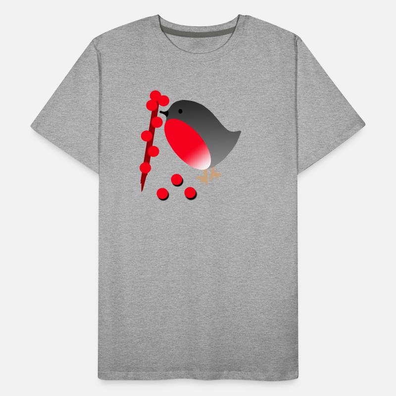 vogel Männer Premium Bio T-Shirt