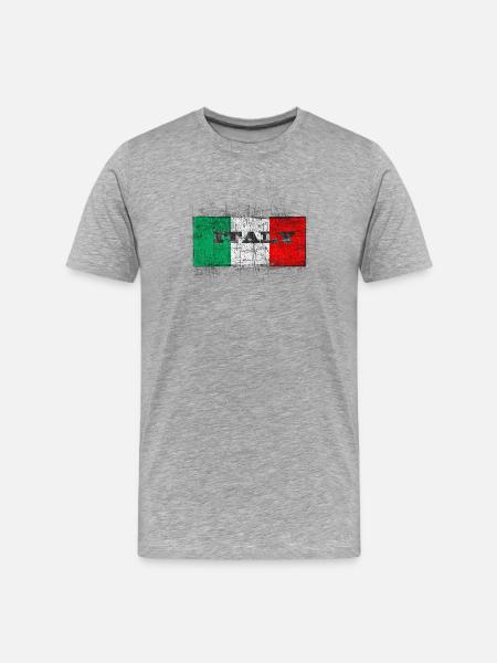 italy - Men's Premium Organic T-Shirt - heather grey