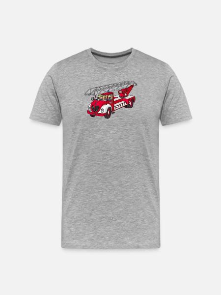 Turntable ladder DL 23 - Men's Premium Organic T-Shirt - heather grey