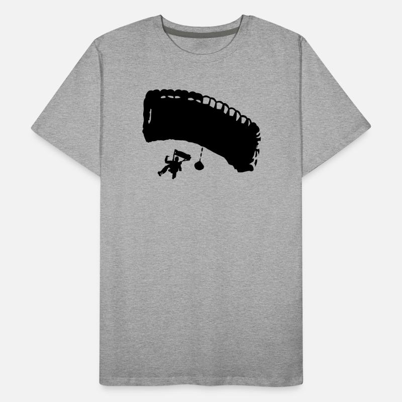 Fallschirm Männer Premium Bio T-Shirt