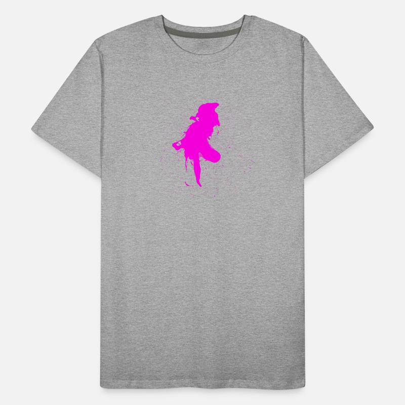 tache de couleur T-shirt bio Premium Homme