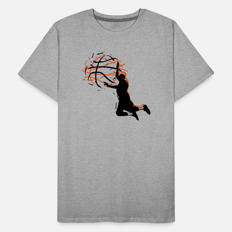 basketball Männer Premium Bio T-Shirt
