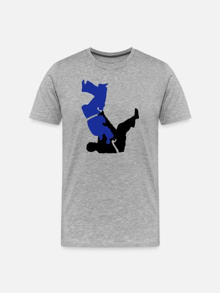 judo - T-shirt bio Premium Homme - gris chiné