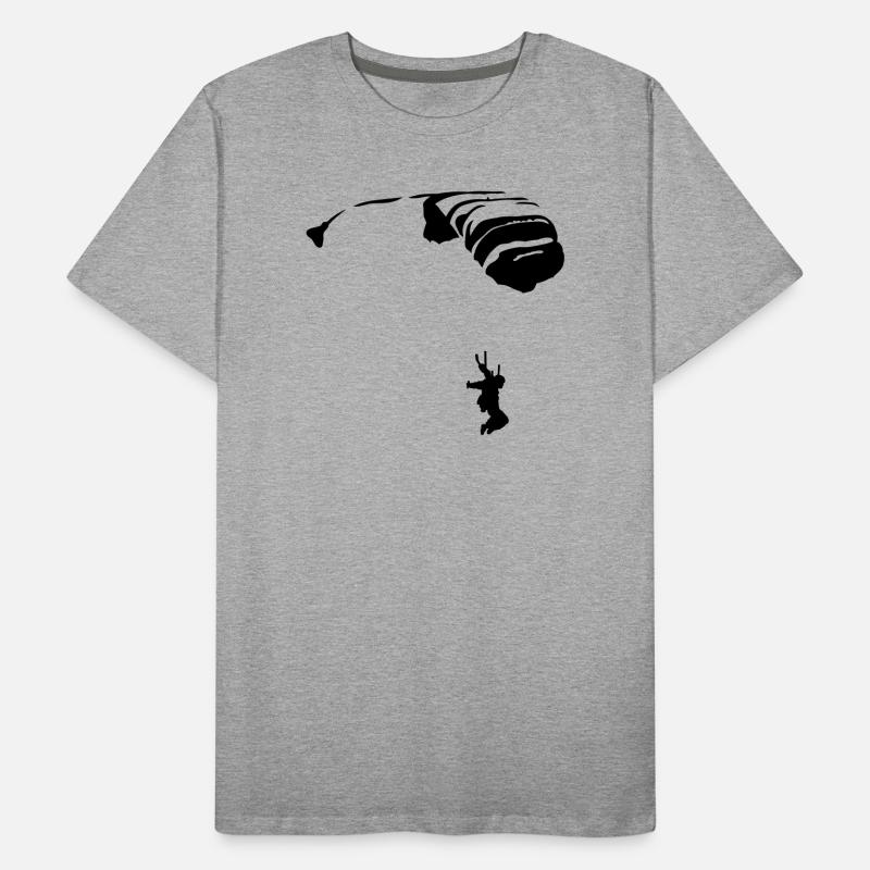 Fallschirm  Männer Premium Bio T-Shirt