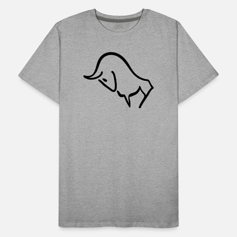 stier Männer Premium Bio T-Shirt