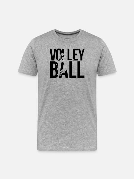 volleyball - T-shirt bio Premium Homme - gris chiné
