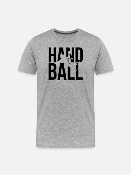 handball - Men's Premium Organic T-Shirt - heather grey