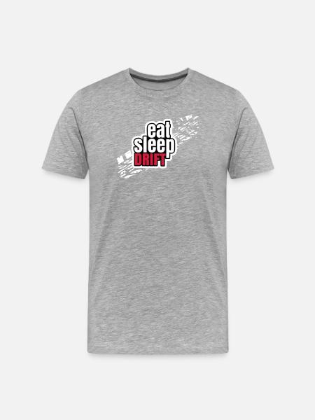 Eat Sleep Drift - Men's Premium Organic T-Shirt - heather grey