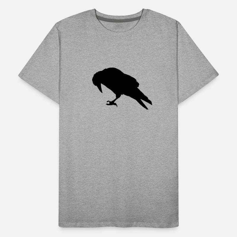 Crow Men's Premium Organic T-Shirt