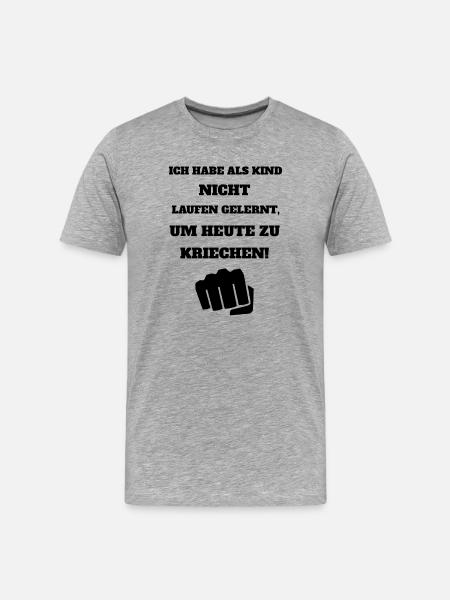 Cool saying - Men's Premium Organic T-Shirt - heather grey