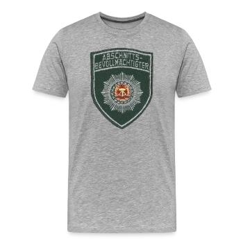 Abschnittsbevollmächtigter - Männer Premium Bio T-Shirt - Grau meliert - Vorne - Damien (186cm)