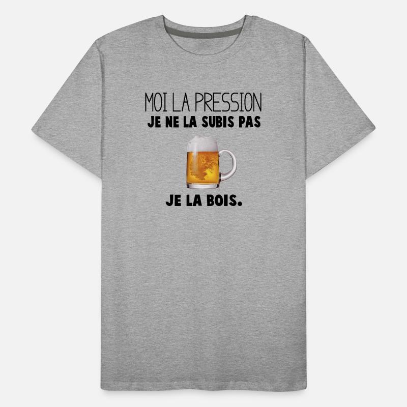 Mug à Biere Conception Unique T-shirt bio Premium Homme