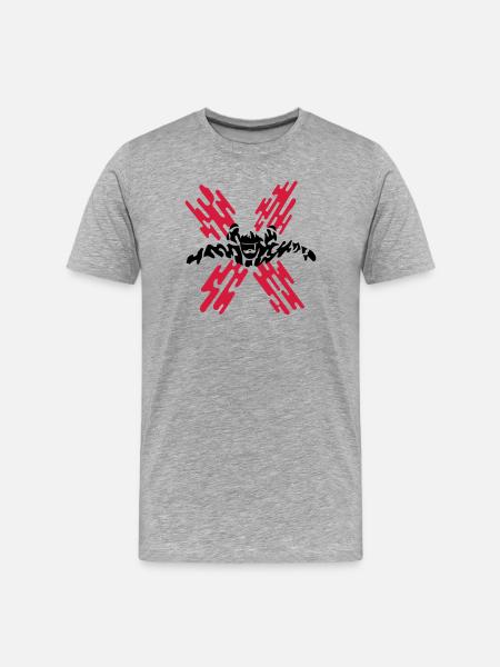 skydiver extreme - Men's Premium Organic T-Shirt - heather grey
