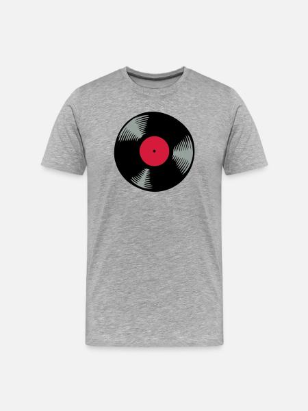 Vinyle - T-shirt bio Premium Homme - gris chiné
