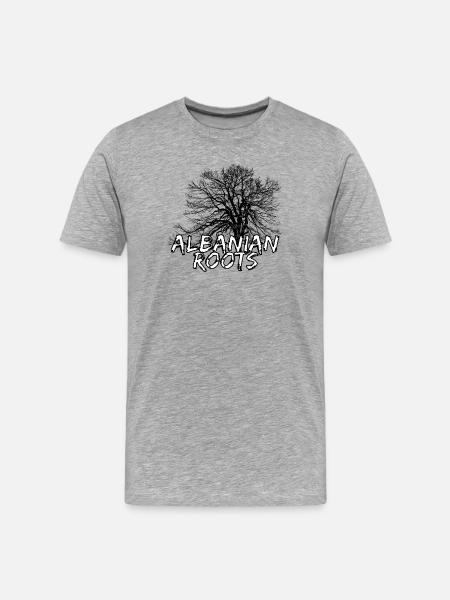 Albanian roots - Men's Premium Organic T-Shirt - heather grey