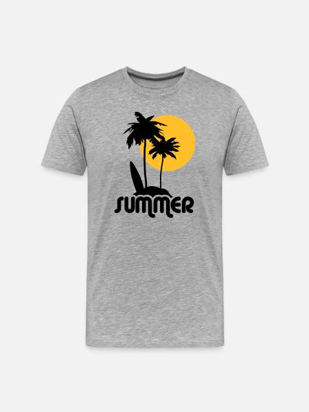 été - T-shirt bio Premium Homme - gris chiné