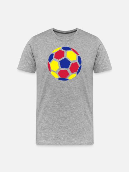 Colombia ball - Men's Premium Organic T-Shirt - heather grey