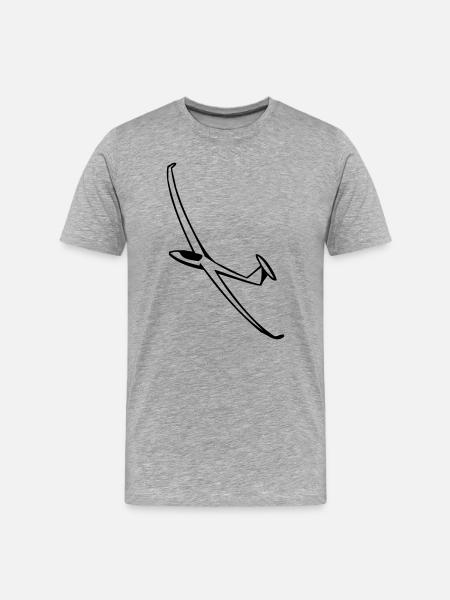 sailplane - Men's Premium Organic T-Shirt - heather grey