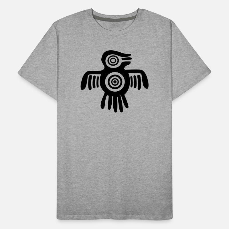 Oiseau aztèque T-shirt bio Premium Homme