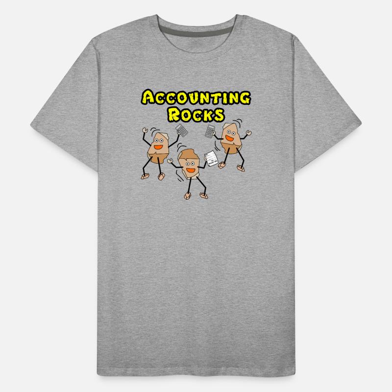 Accounting Rocks Männer Premium Bio T-Shirt