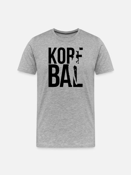 korfbal korfball - Men's Premium Organic T-Shirt - heather grey