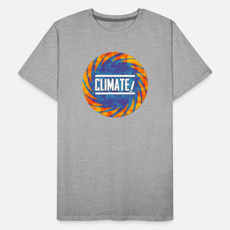 Klimawandel Protest Design Männer Premium Bio T-Shirt