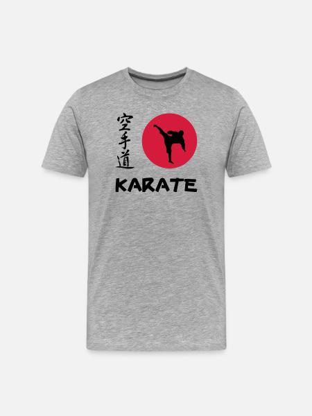 Karate - T-shirt bio Premium Homme - gris chiné