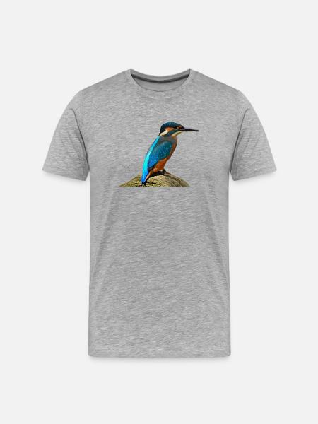 Kingfisher - T-shirt bio Premium Homme - gris chiné