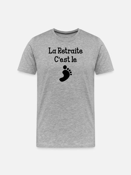 Retirement is great! - Men's Premium Organic T-Shirt - heather grey