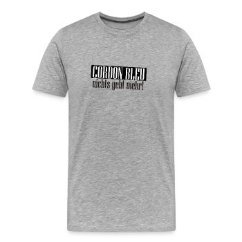 Cordon Bleu: Nichts Geht Mehr - Männer Premium Bio T-Shirt - Grau meliert - Vorne - Damien (186cm)