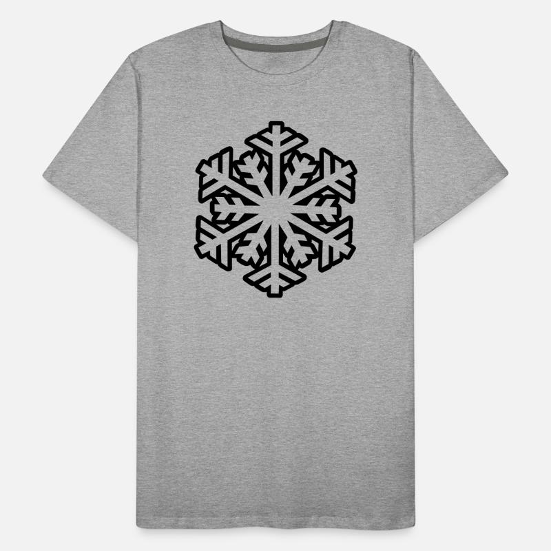 flocon de neige T-shirt bio Premium Homme