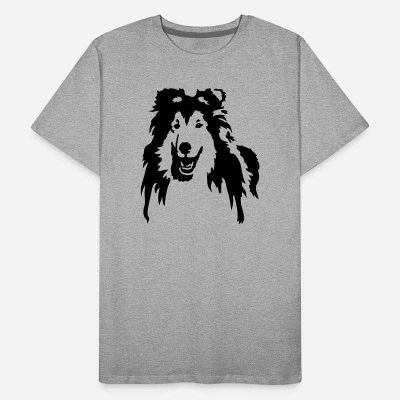 collie Men's Premium Organic T-Shirt
