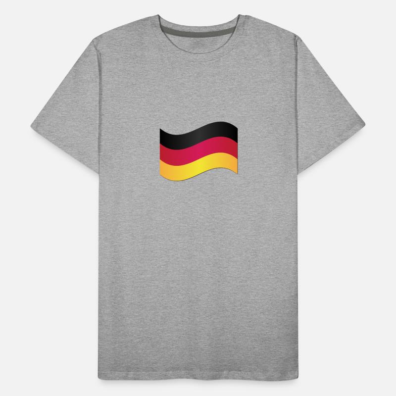 Drapeau allemand T-shirt bio Premium Homme