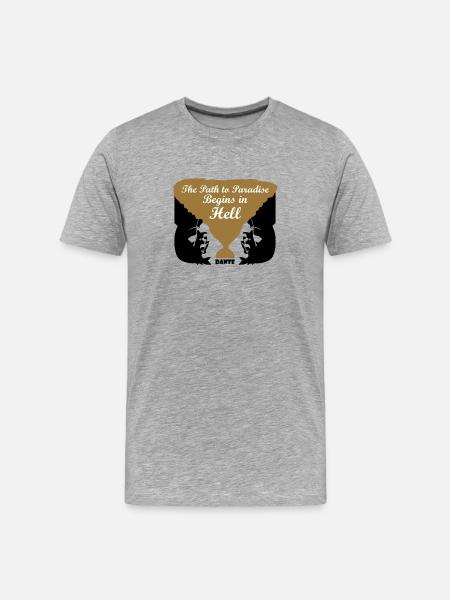 Dante - T-shirt bio Premium Homme - gris chiné