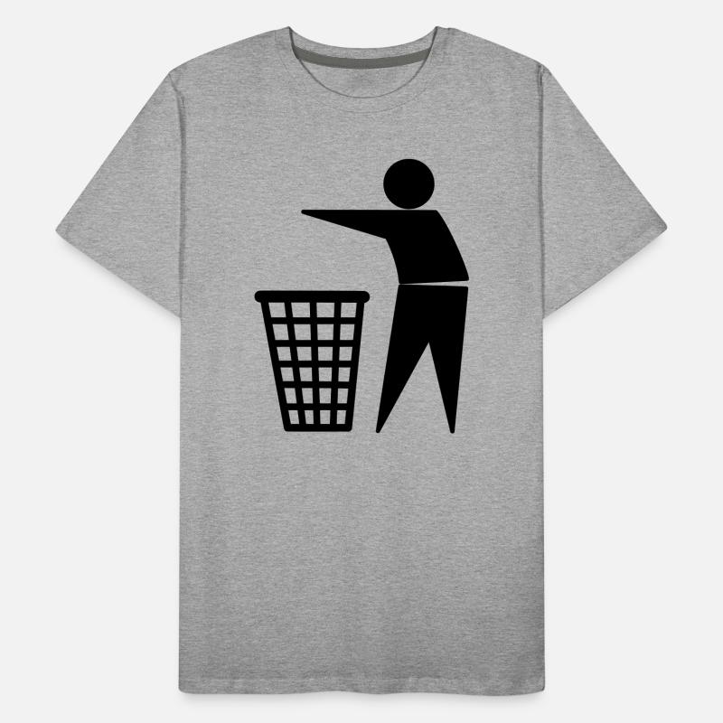 trash Männer Premium Bio T-Shirt