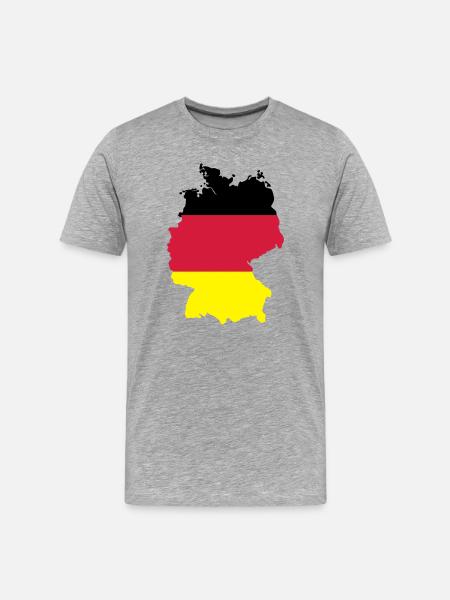 Germany - Men's Premium Organic T-Shirt - heather grey