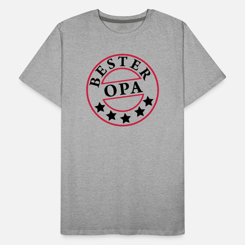 „Bester Opa“ Männer Premium Bio T-Shirt